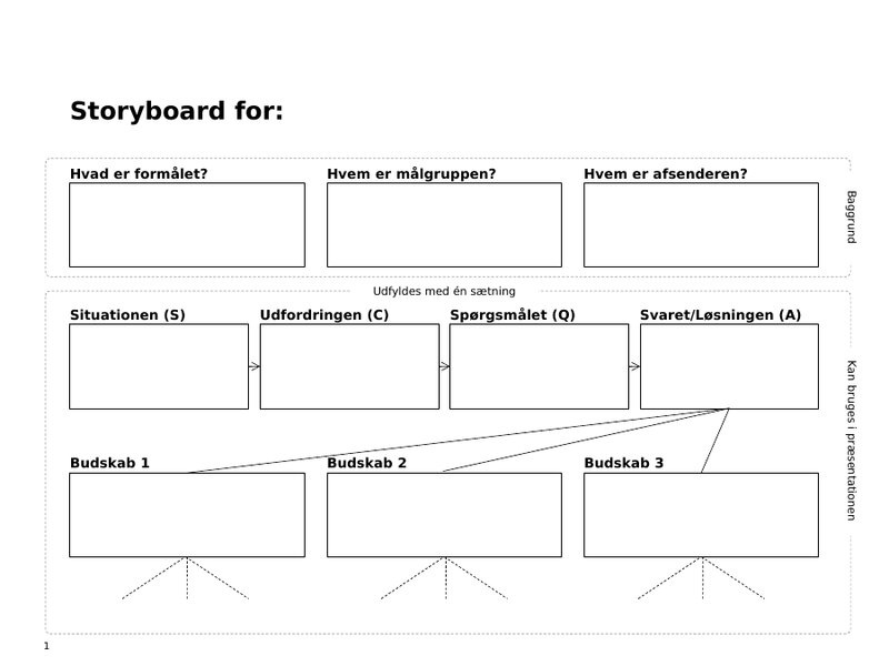 Storyboard-skabelon